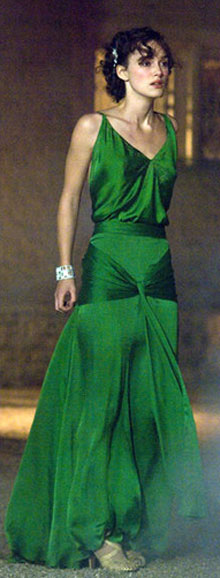 keira knightley in atonement green. Keira Knightly#39;s green